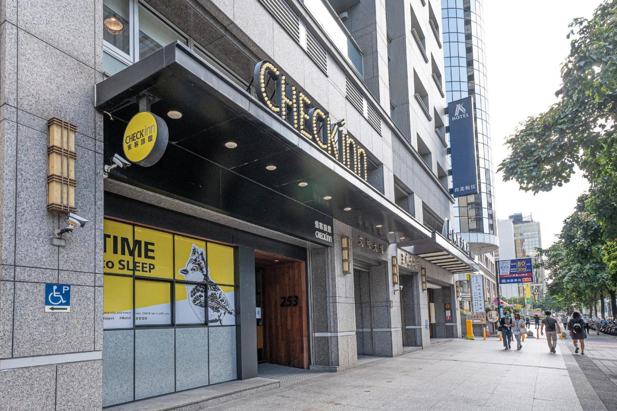 Check Inn Taipei Songjiang Exterior foto